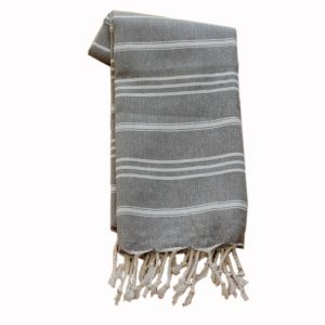 Grey hammam towels